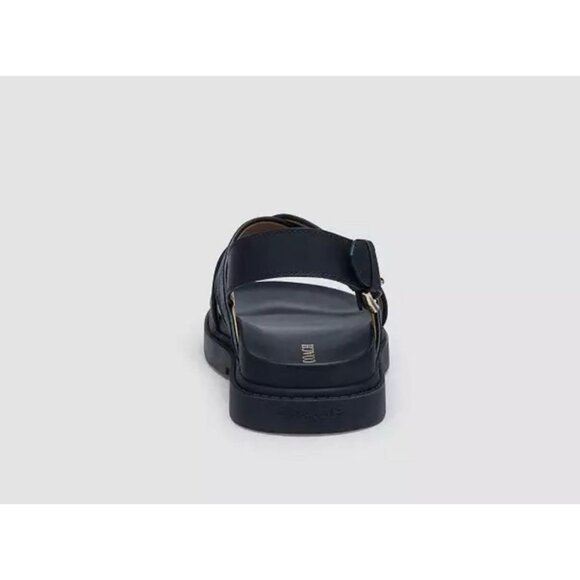 Coach Women’s Midnight Navy Fraser Chambray Sandal, Size 8.5, CT645 Denim Vibes - Picture 4 of 5